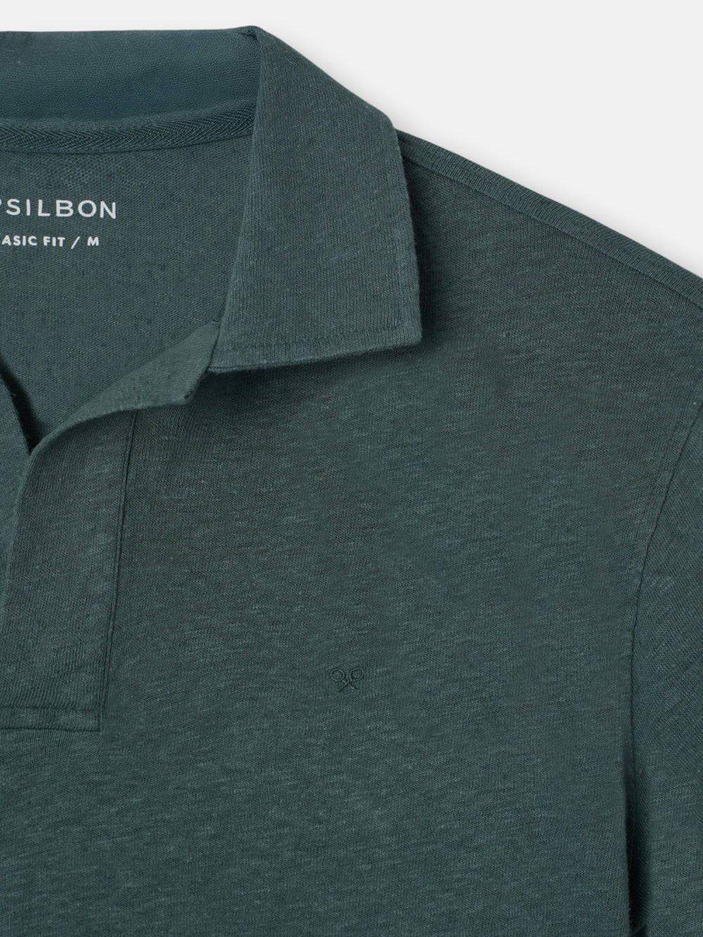 Polo de linho verde