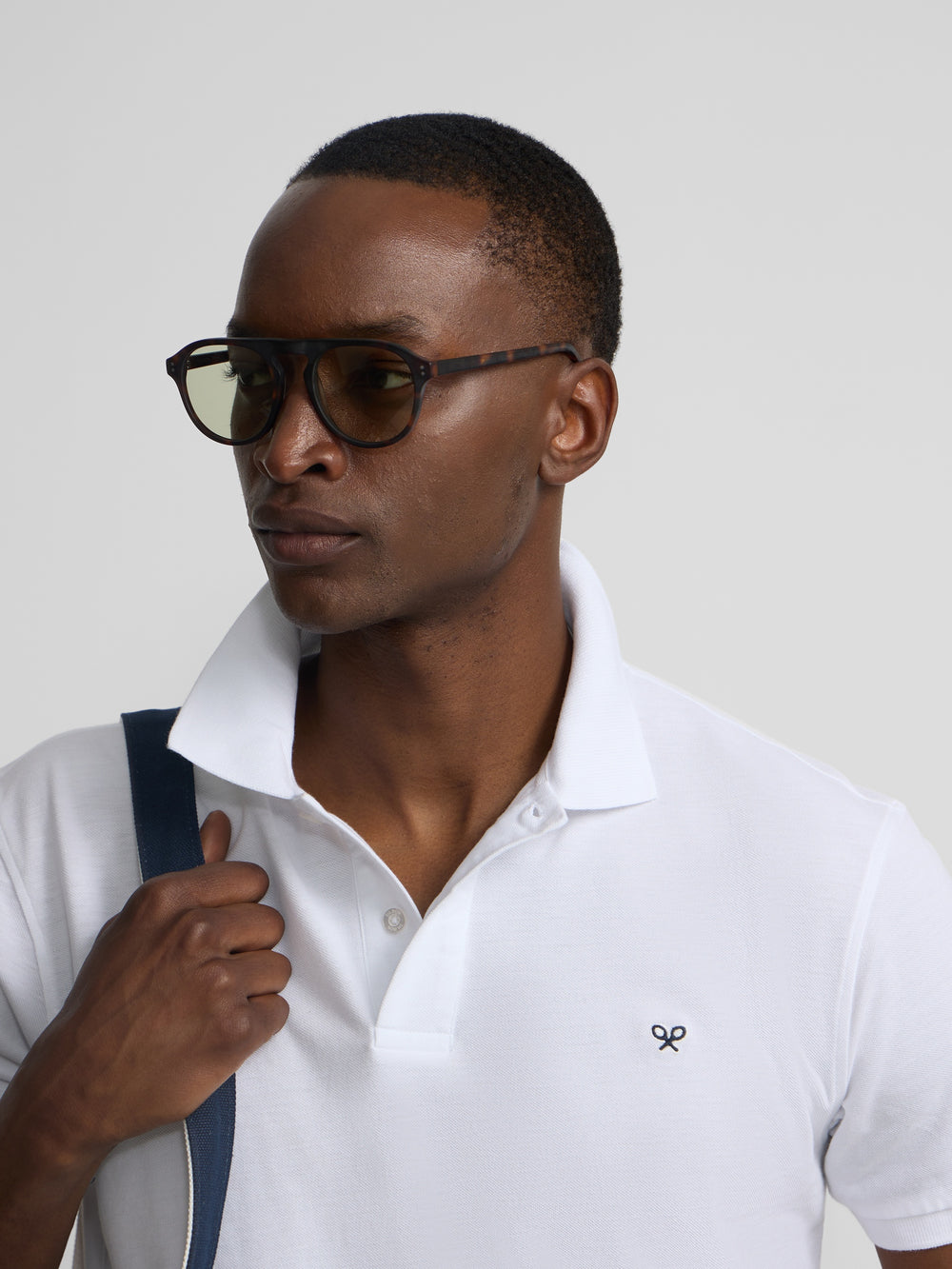 Polo piqué light branco