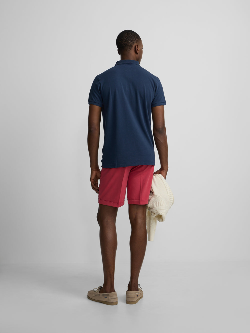 Polo pique light marino