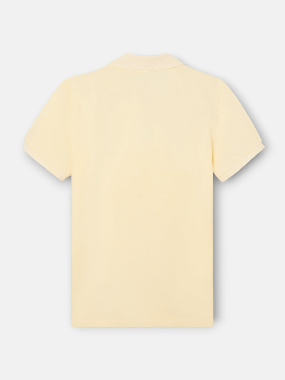 Polo clasico garment dye crema