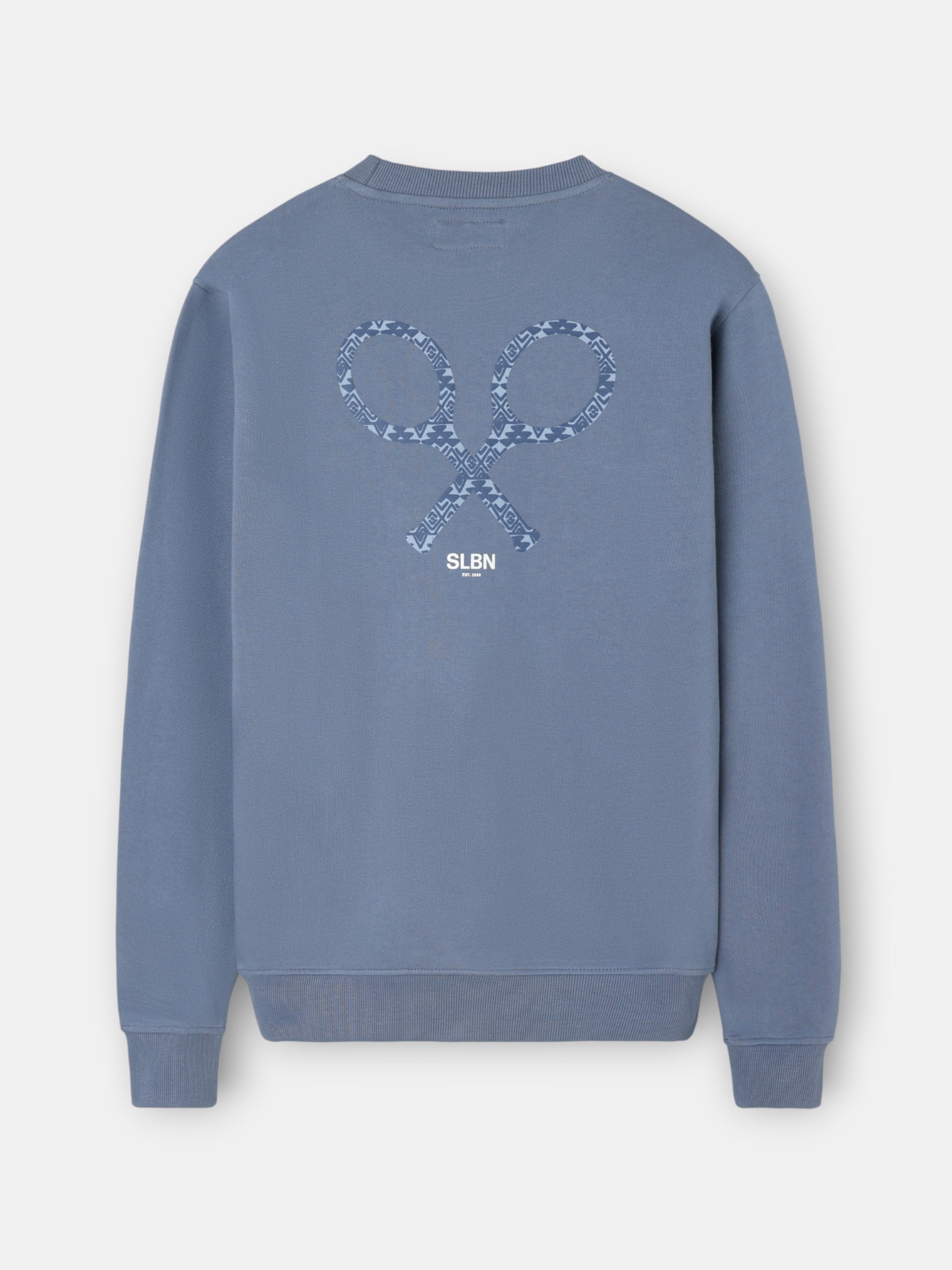 Sudadera raqueta etnica azul indigo