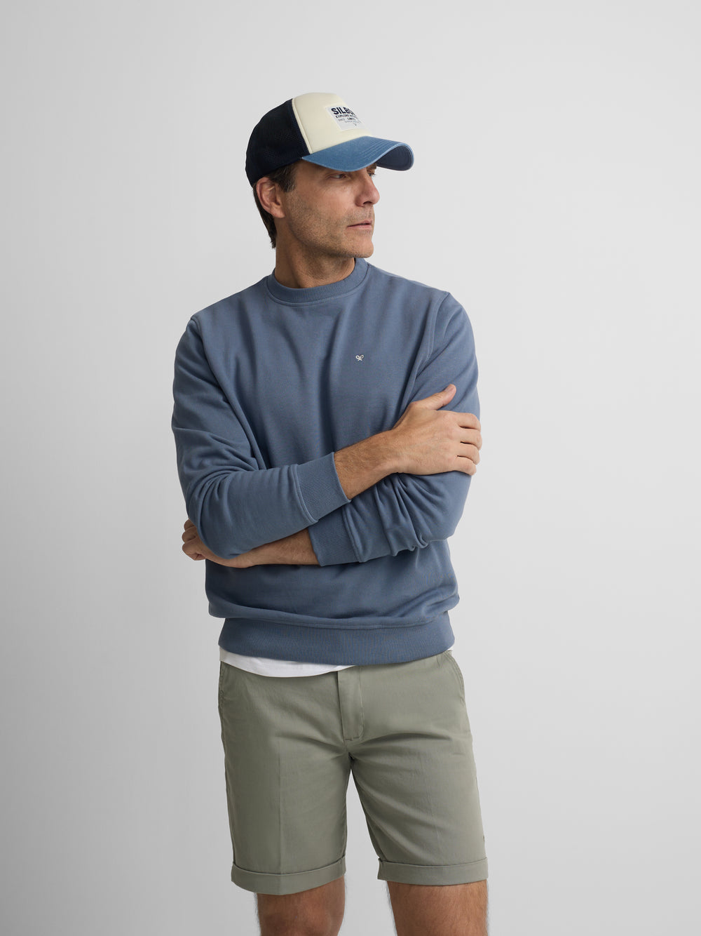 Sudadera raqueta etnica azul indigo