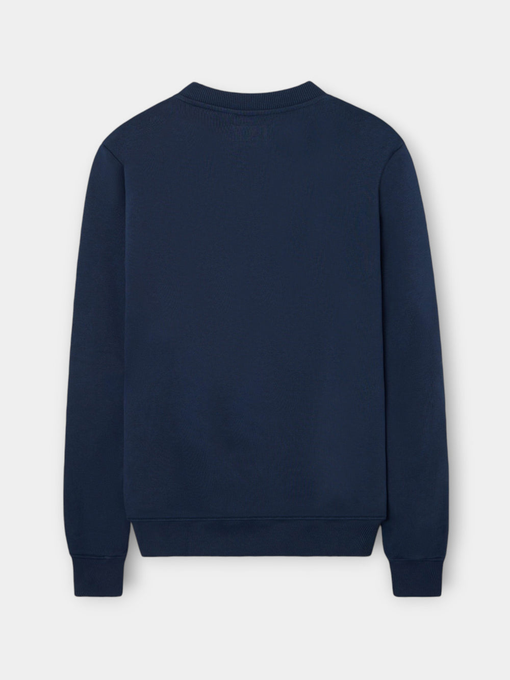 Sudadera bolsillo bordado azul marino