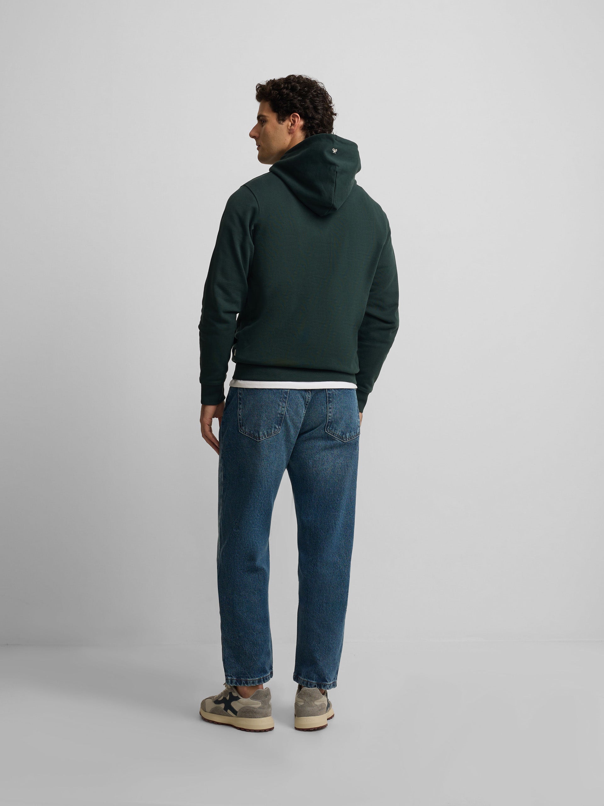 Sudadera capucha nomad verde oscuro