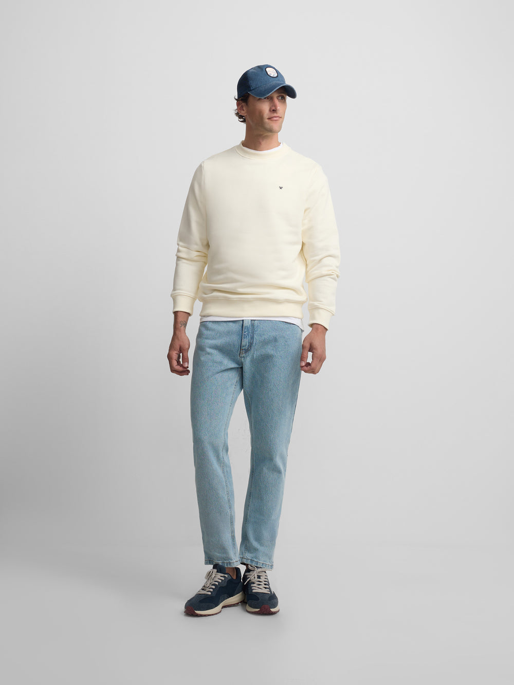 Sudadera Silbon classics crema