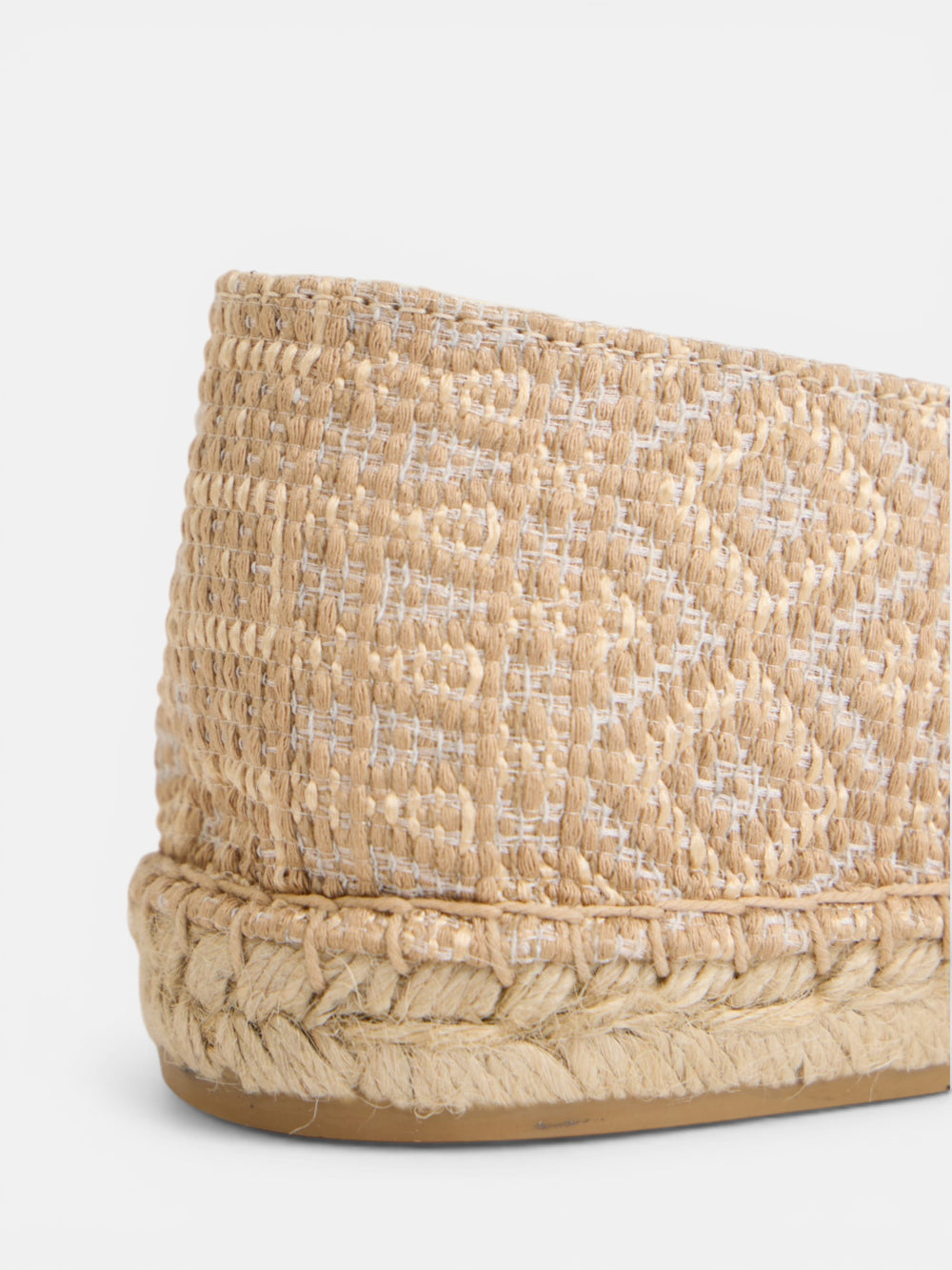 Espadrille ethnique beige