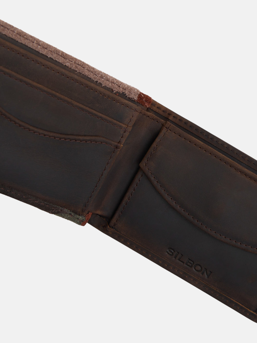 Cartera serraje multicolor marron