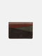 Tarjetero serraje multicolor marron