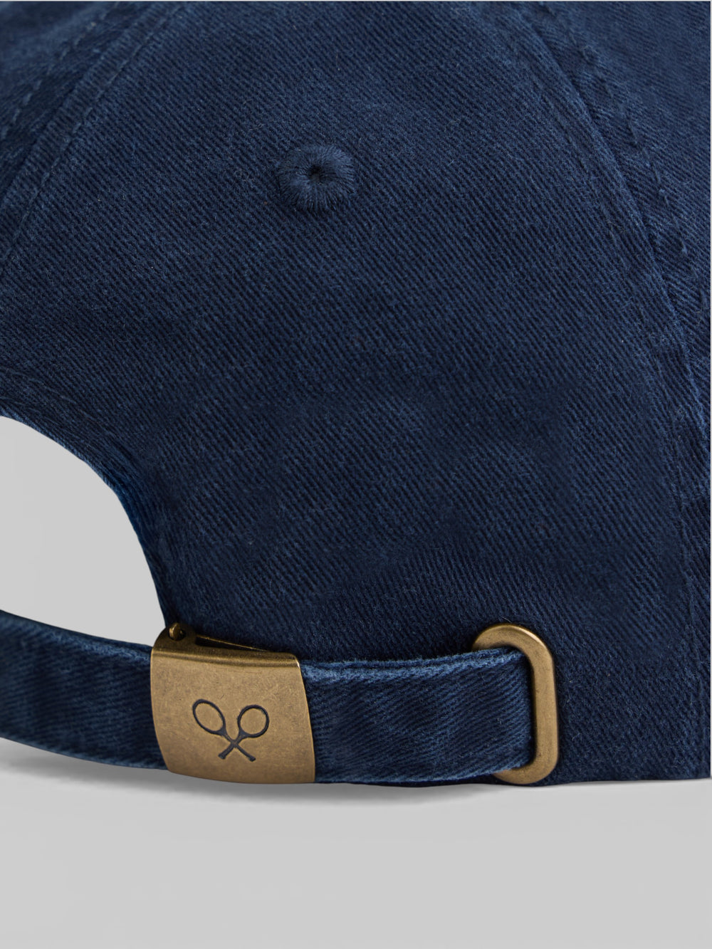 Gorra raqueta relieve azul marino