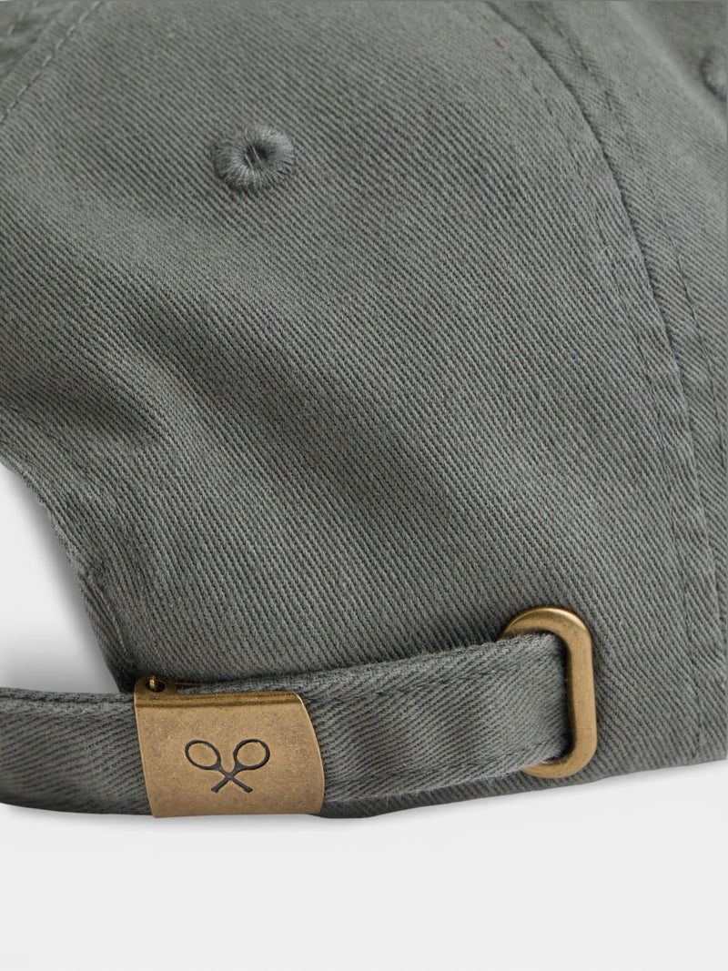 Green embossed racket cap