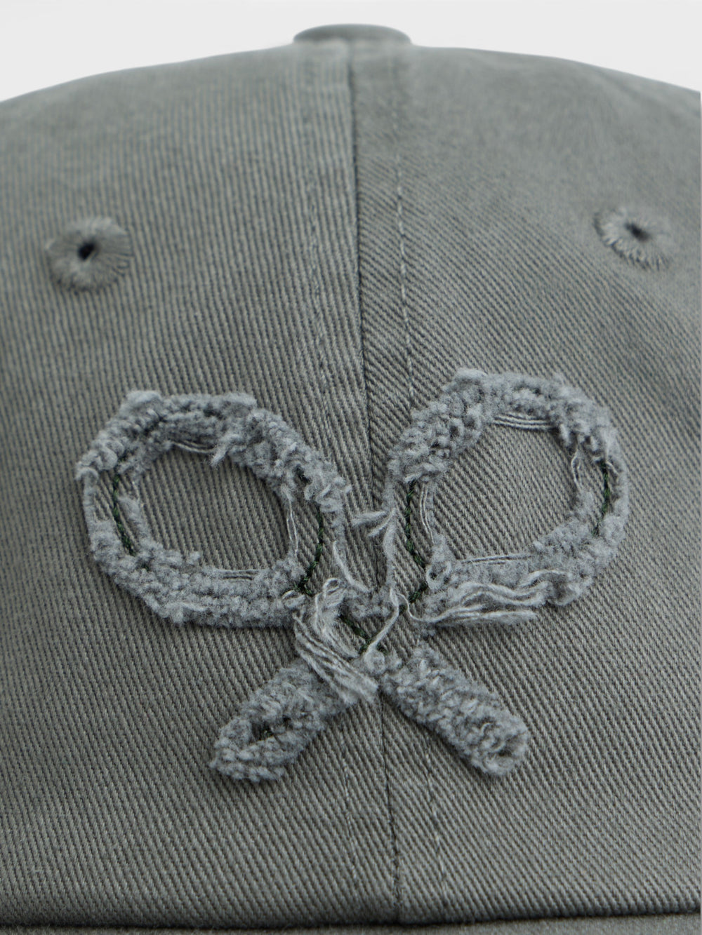 Gorra raqueta relieve verde