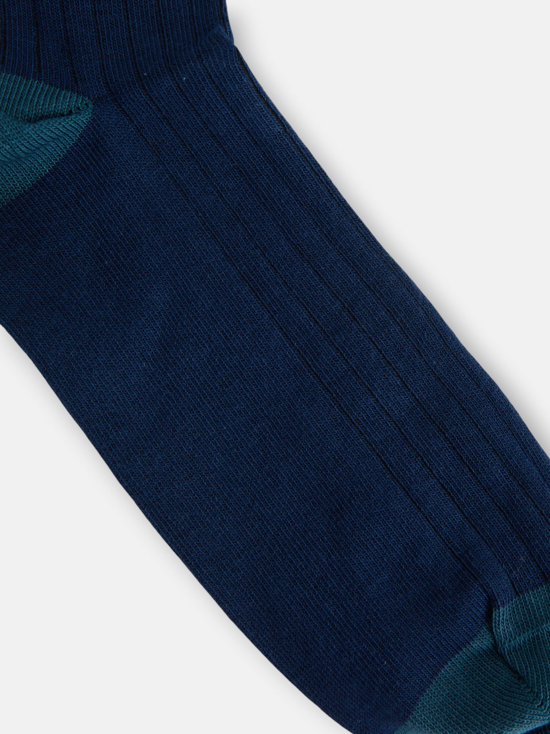 Navy blue trim sock