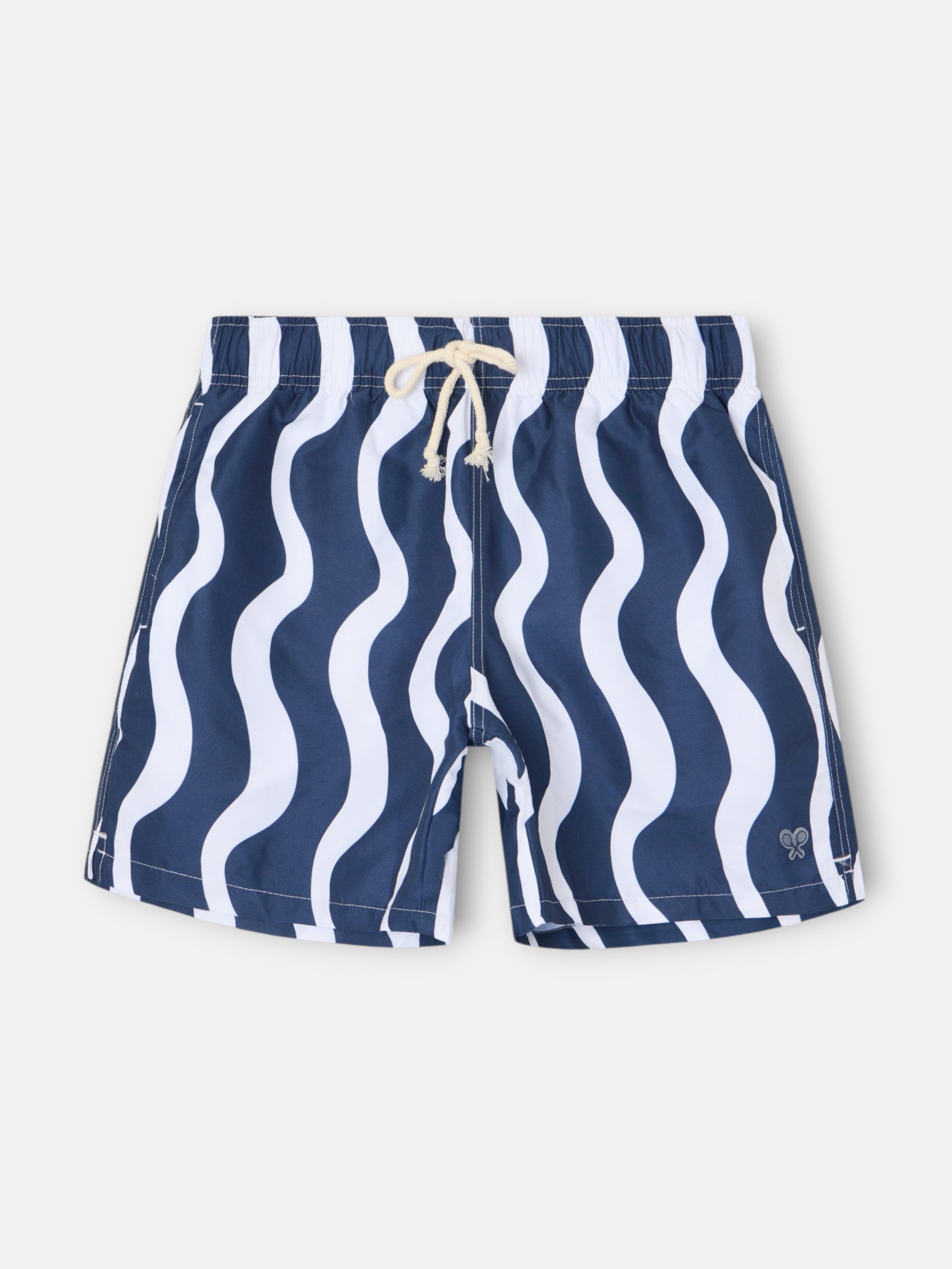 Bicolor blue waves swimsuit