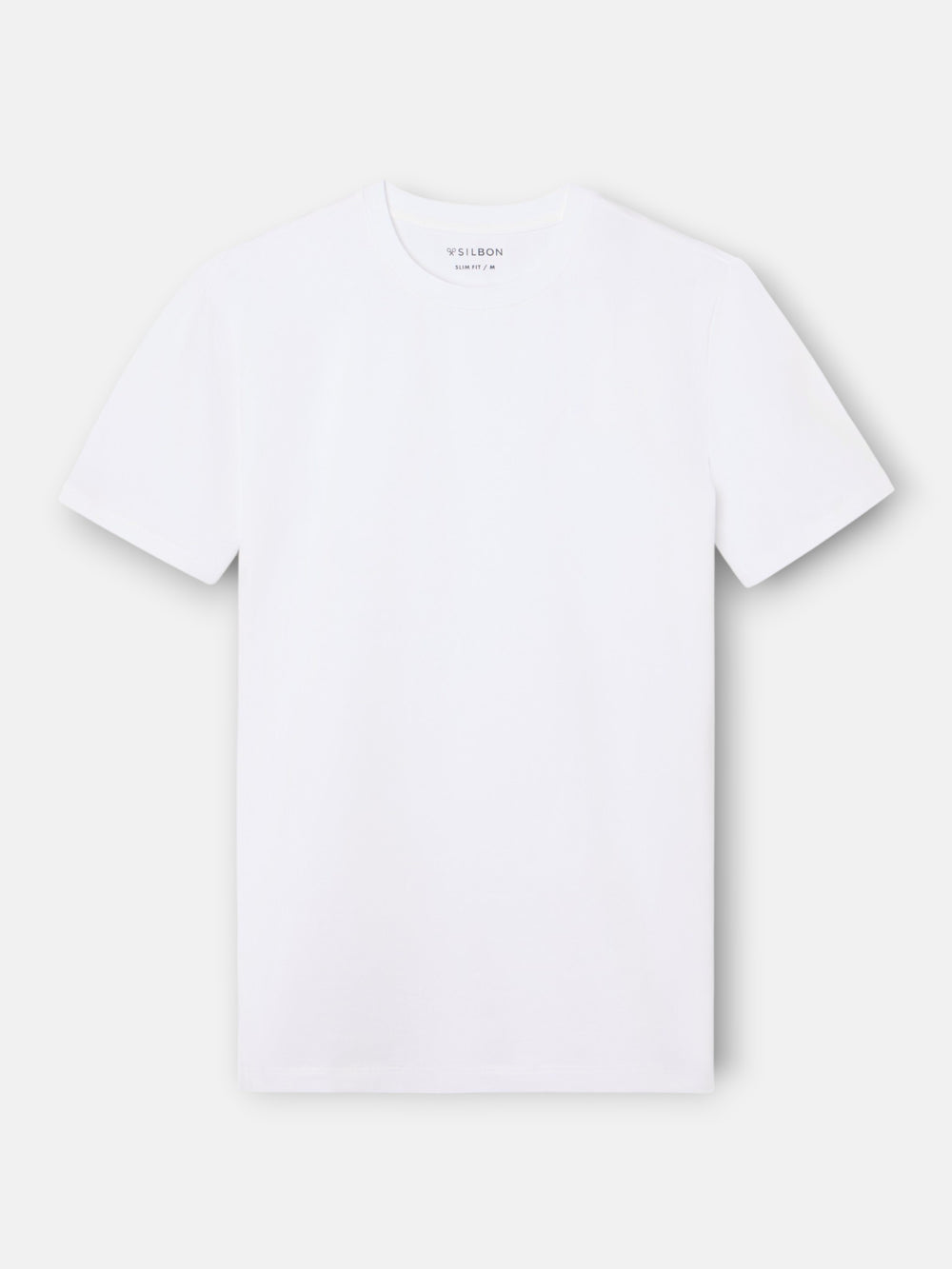 White slim fit business t-shirt