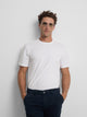 White slim fit business t-shirt