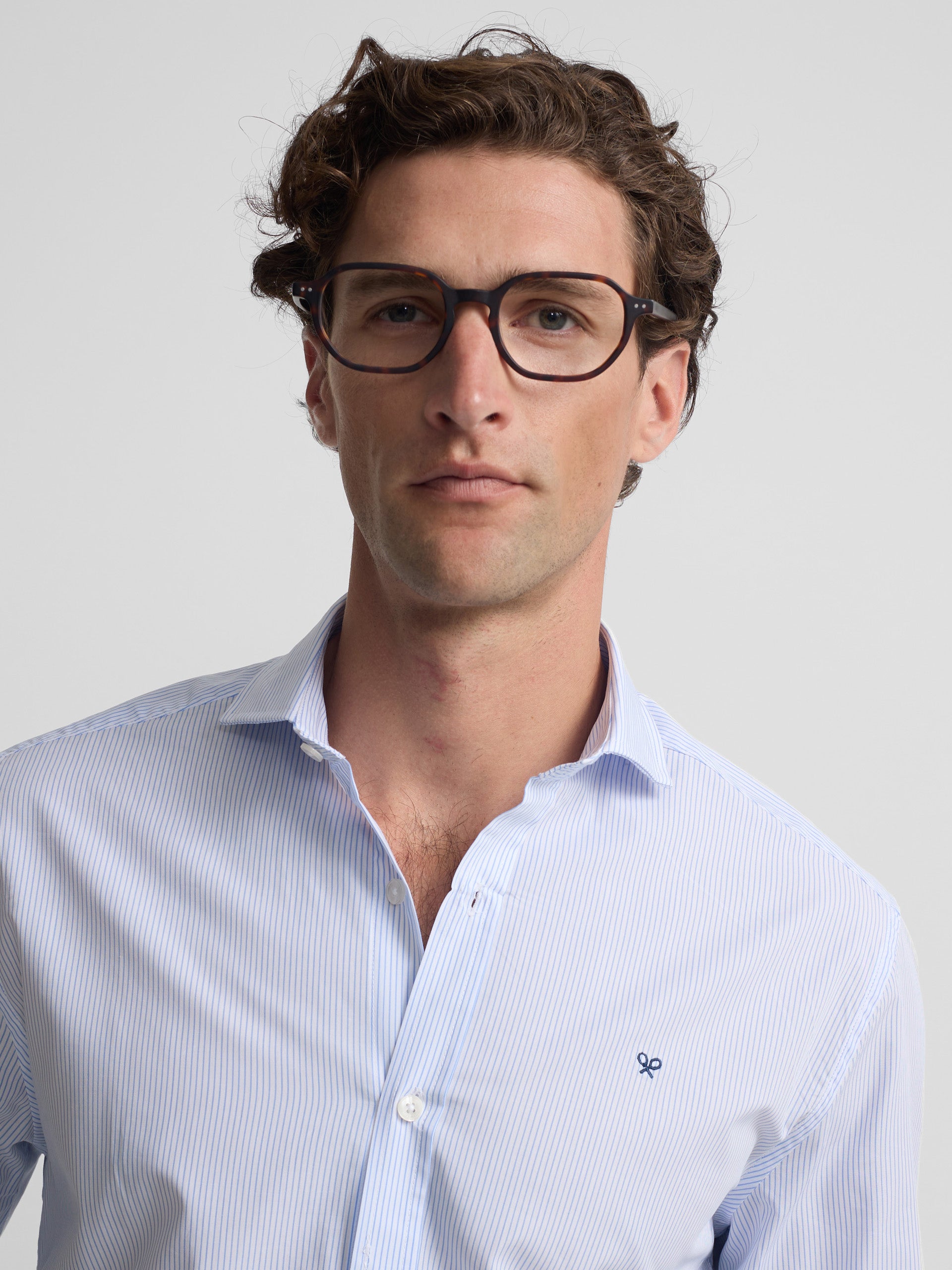Camisa sport classic raya azul
