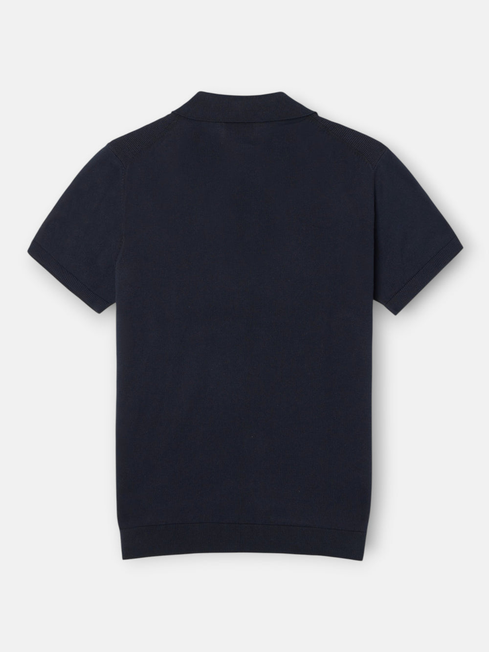 Polo unique structure bleu marine