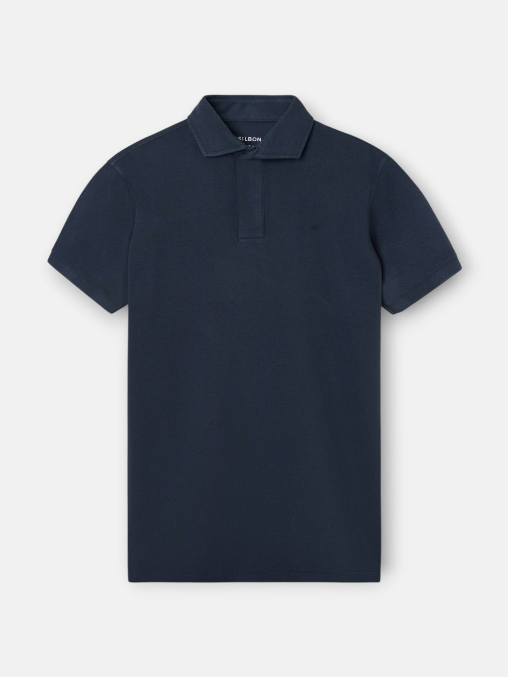 Short sleeve navy blue suite polo