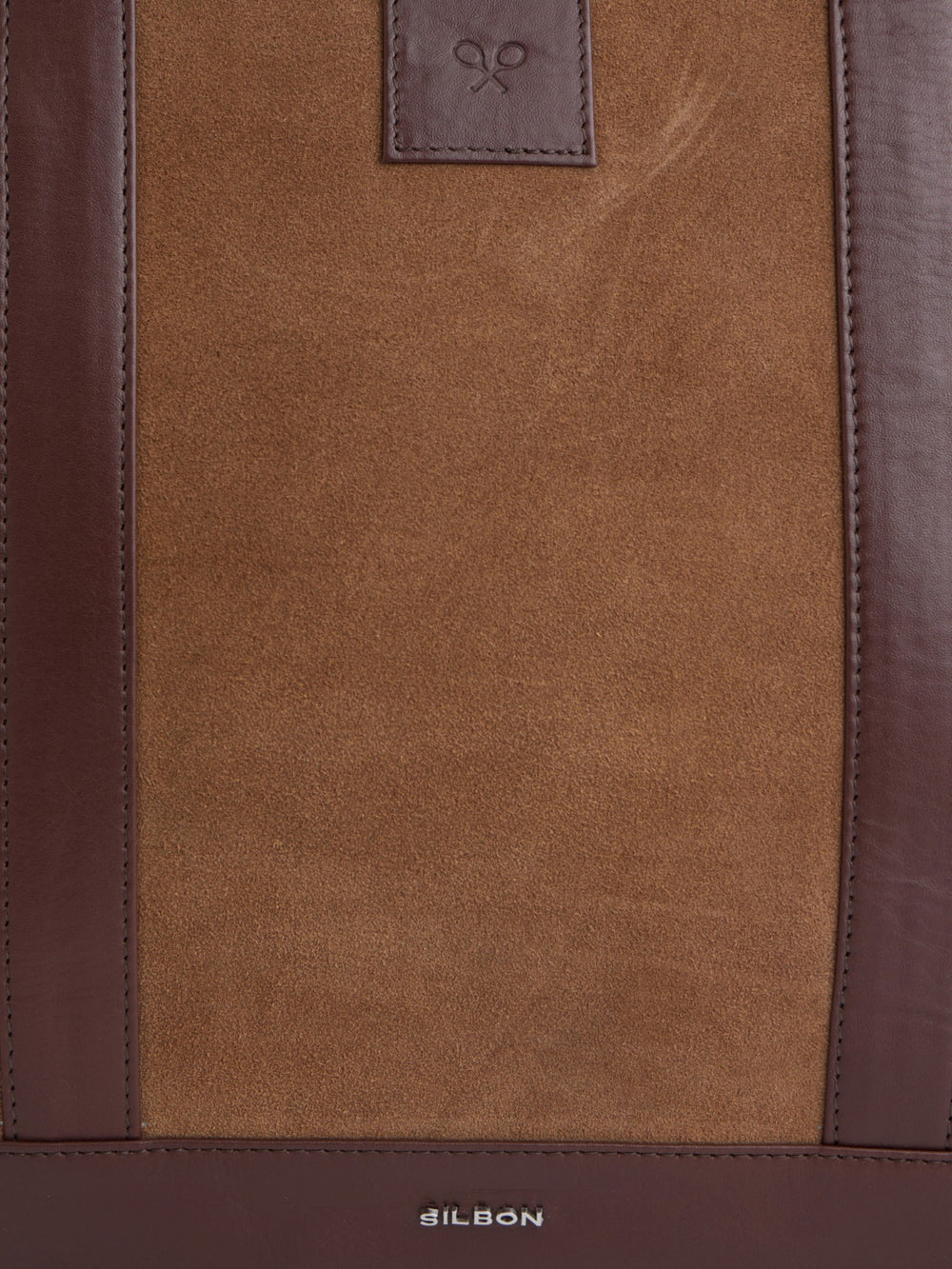 Tote bag piel business marron oscuro