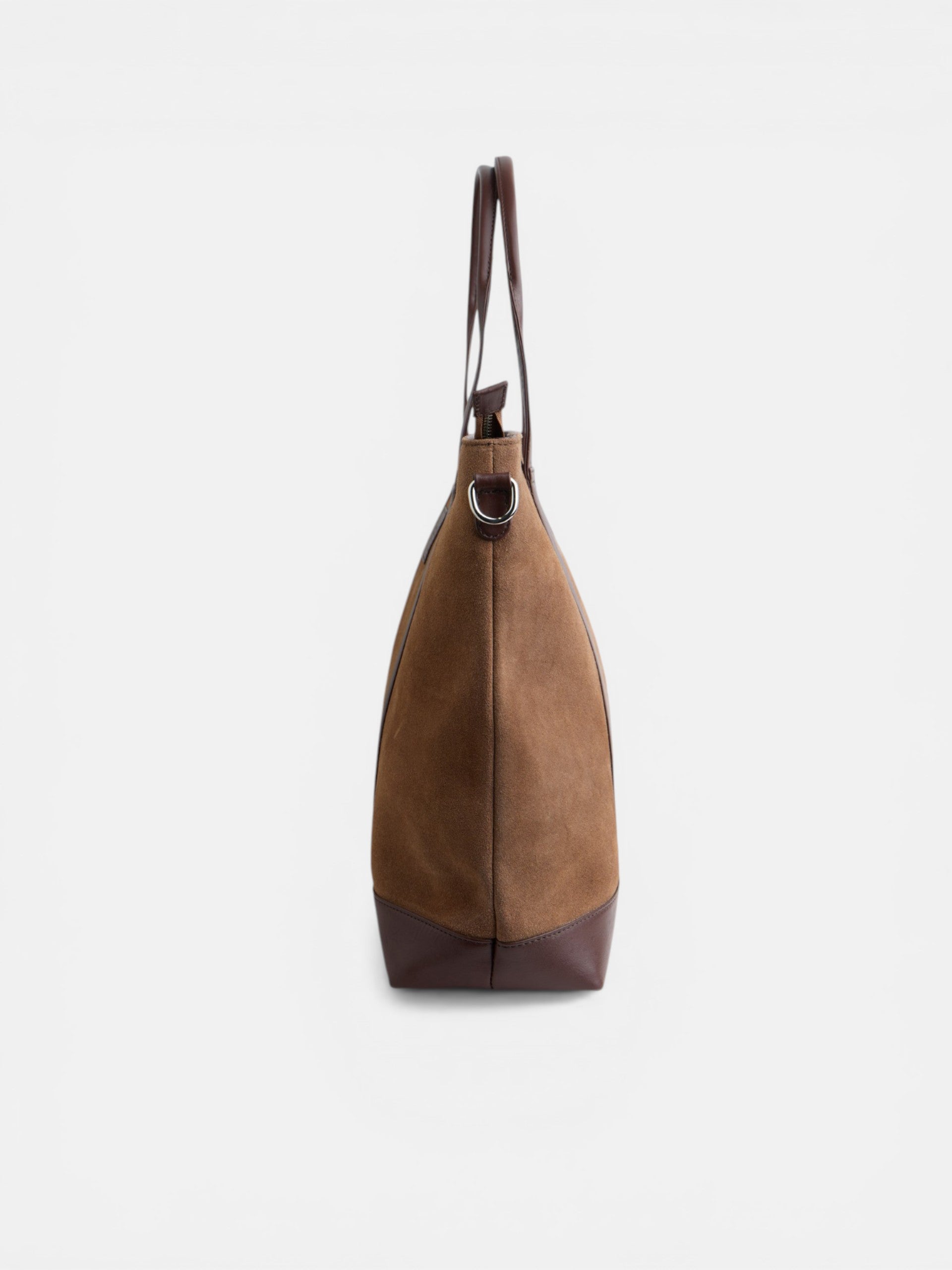 Tote bag piel business marron oscuro