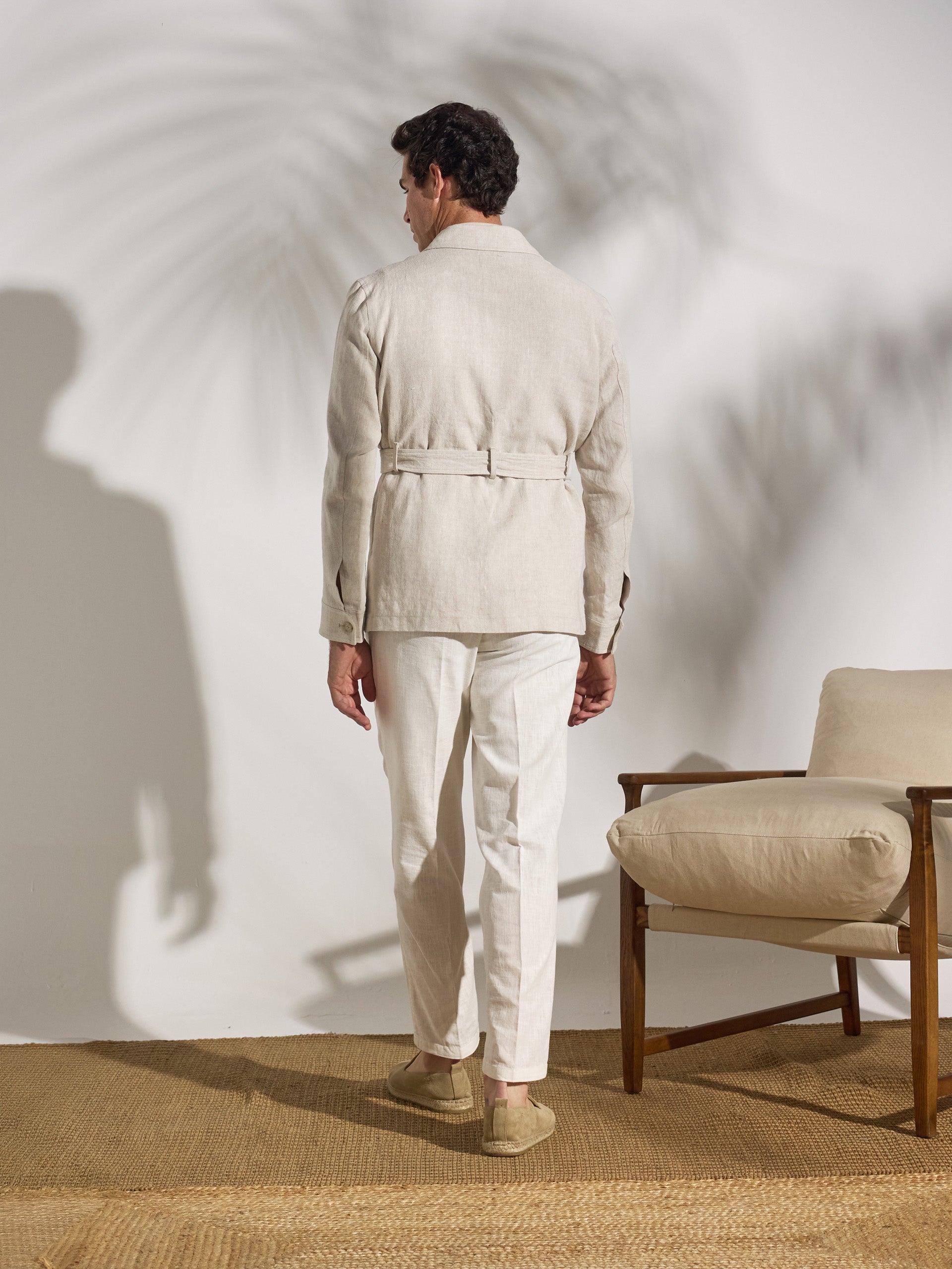 Saharienne unique ceinture beige