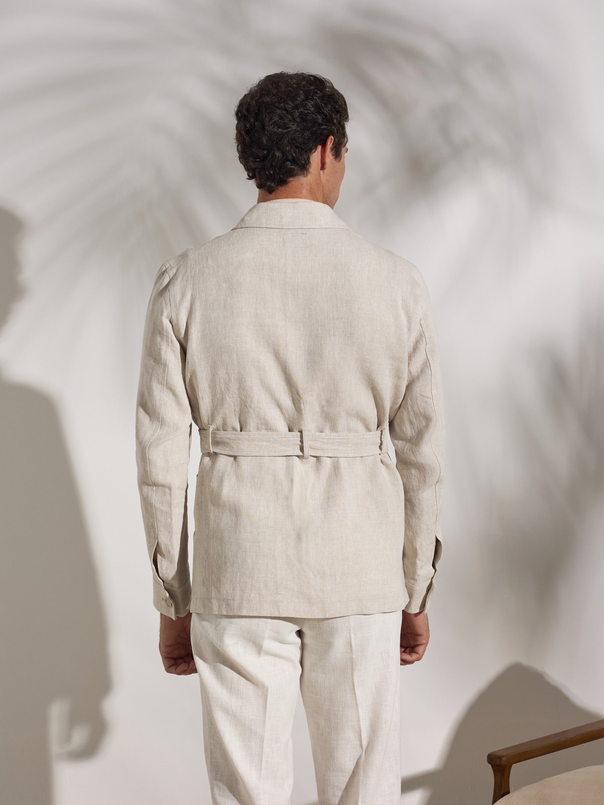 Saharienne unique ceinture beige