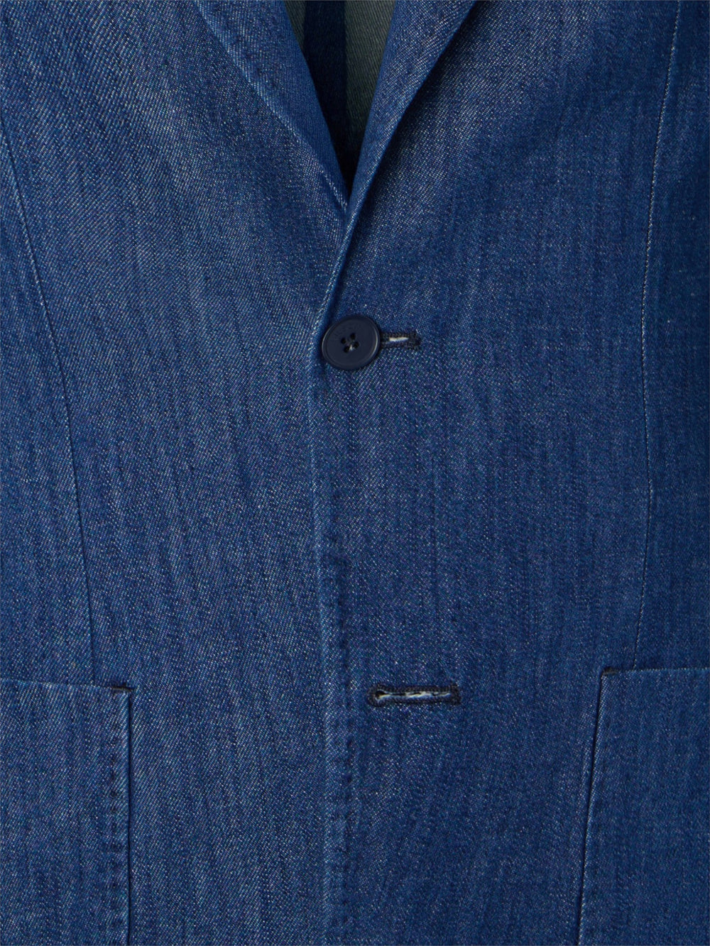 Americana denim lavado azul medio