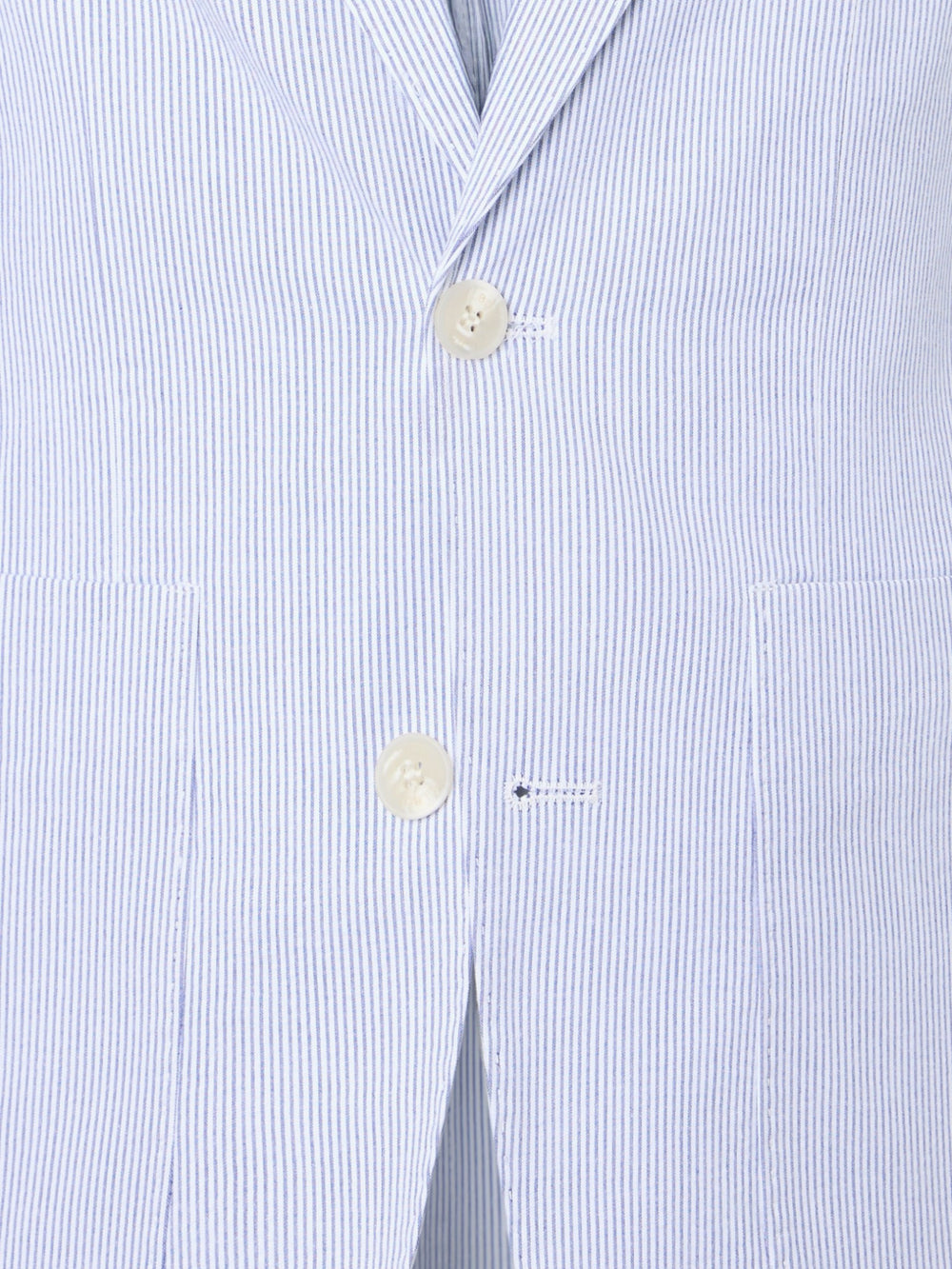 Veste américaine seersucker à rayures bleues