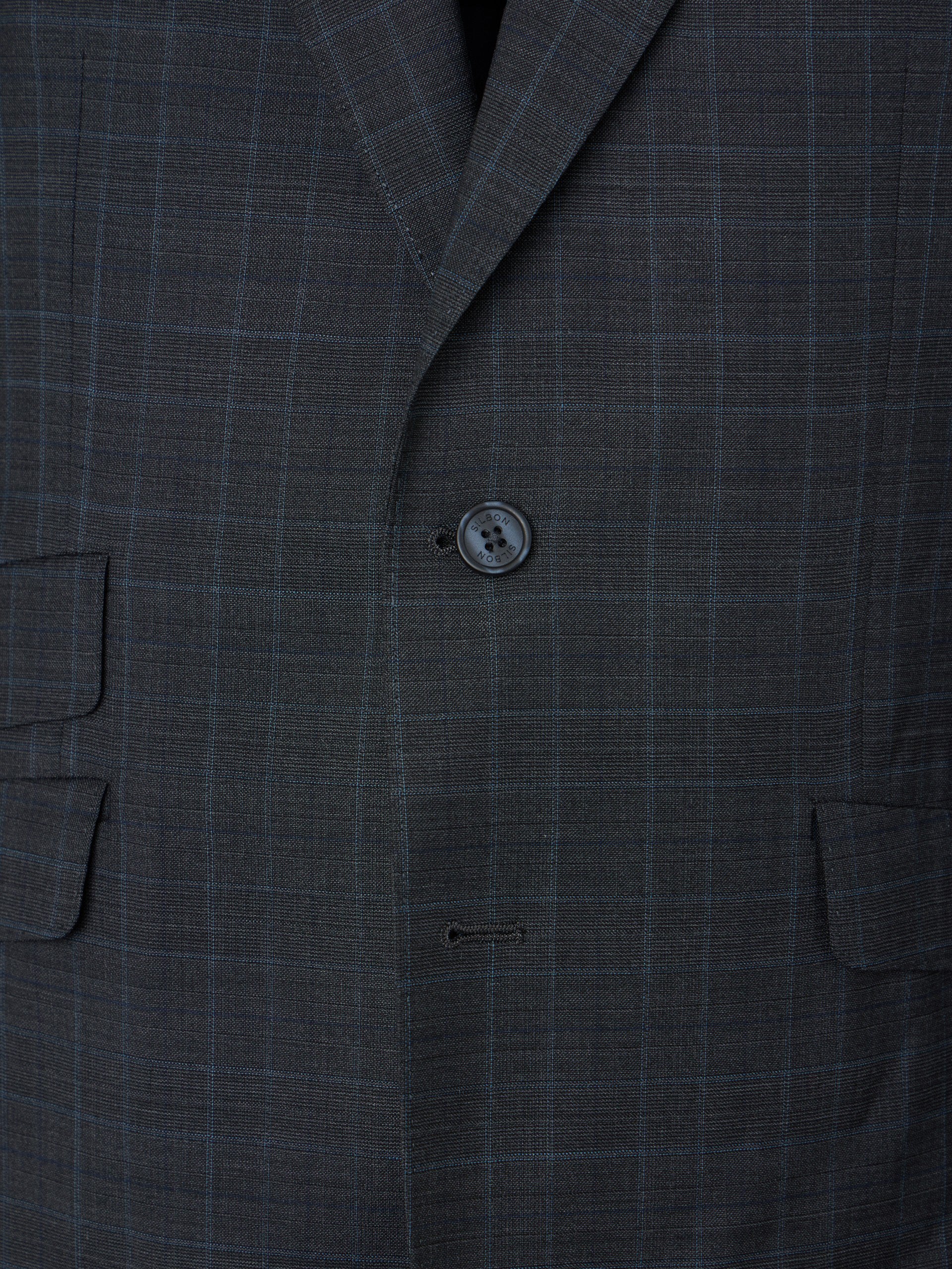 Grey Prince of Wales suit jacket