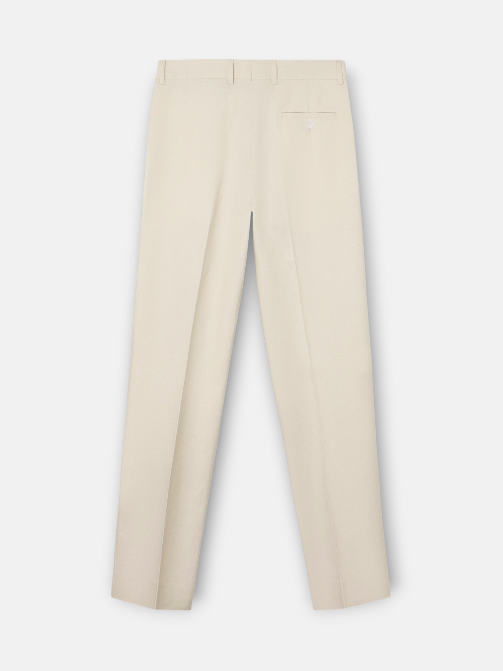 Pantalon traje unique lino piedra