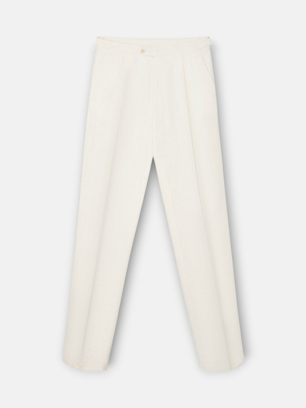 Pantalon beige à pinces unique