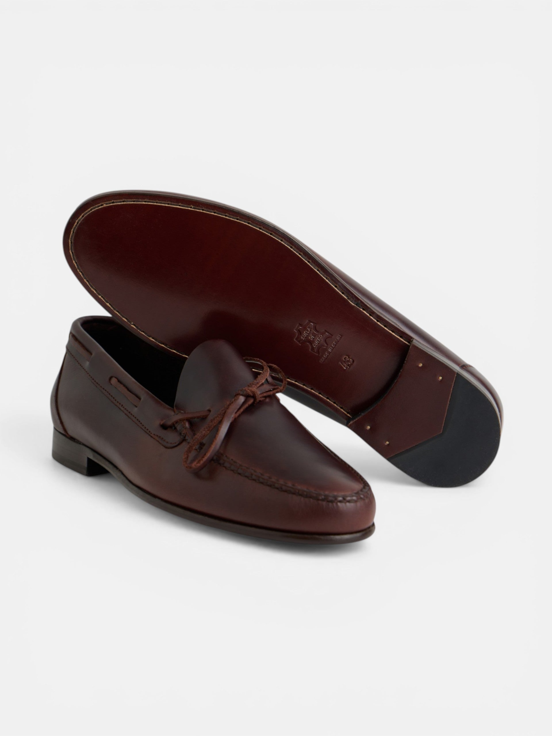 Sapato mocassim unique penny com laçada