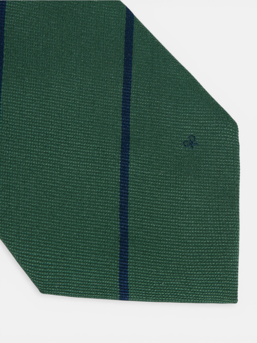 Gravata de risca fina verde