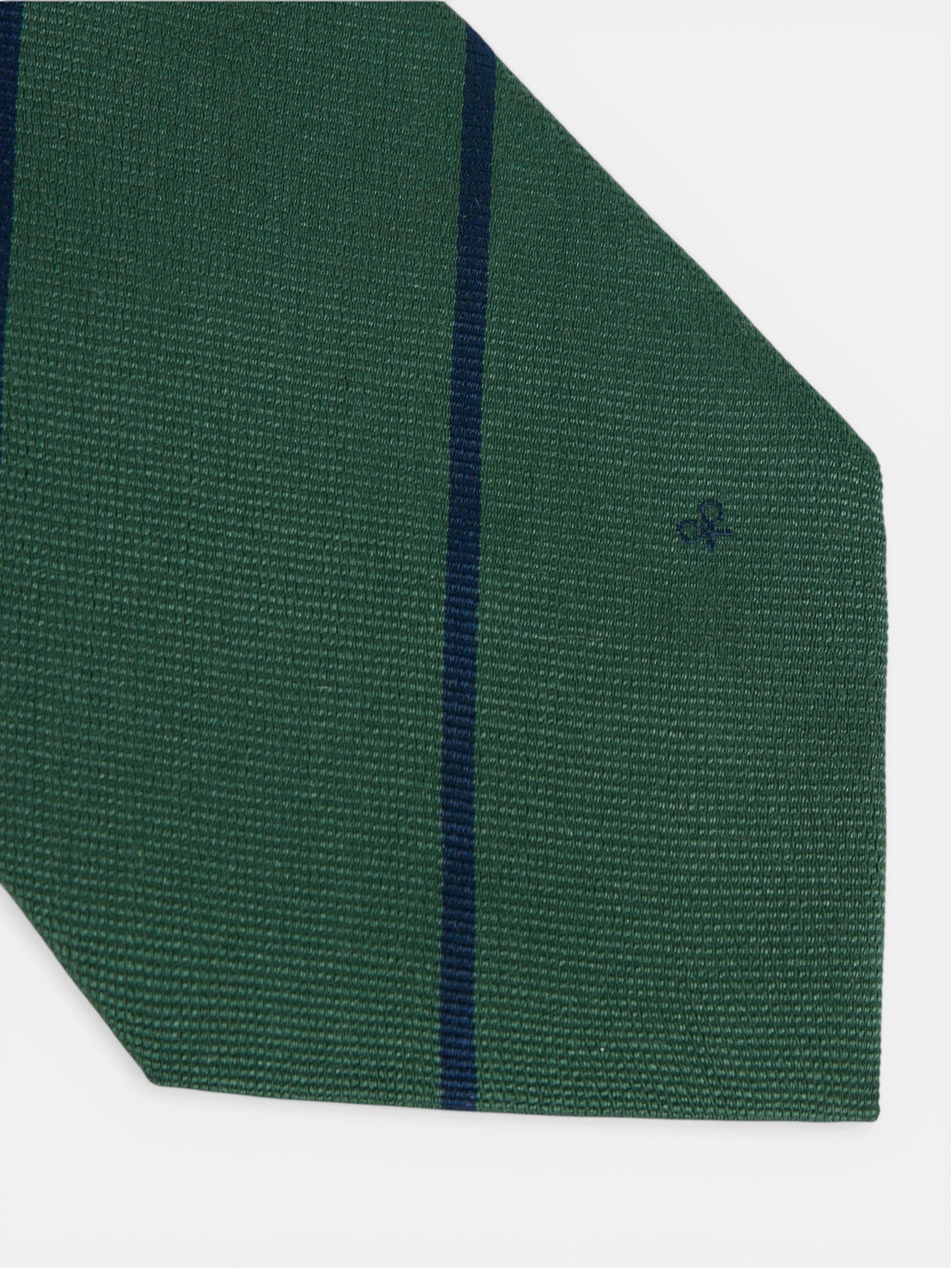 Gravata de risca fina verde