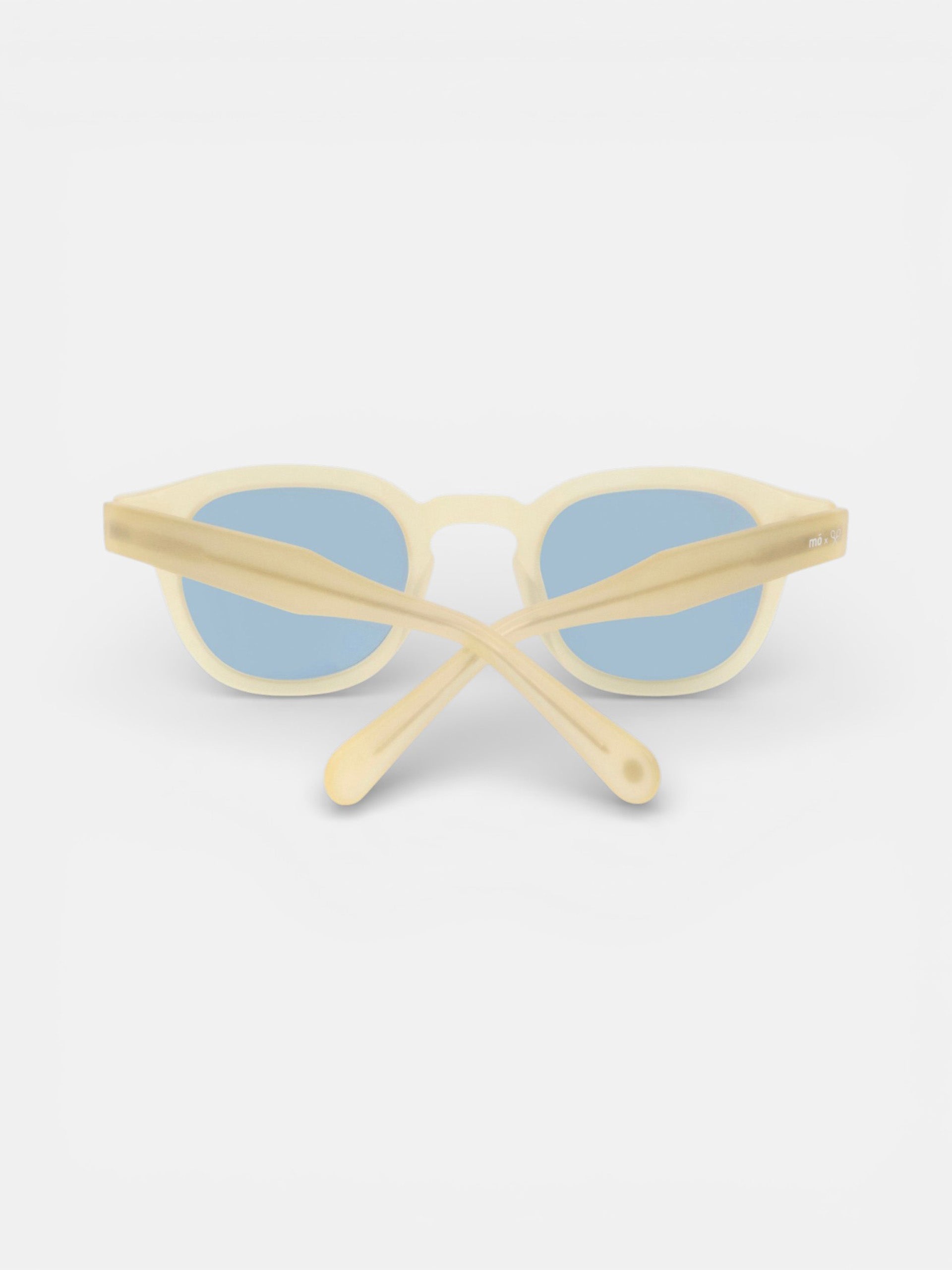 MOxSILBON Unique yellow sunglasses