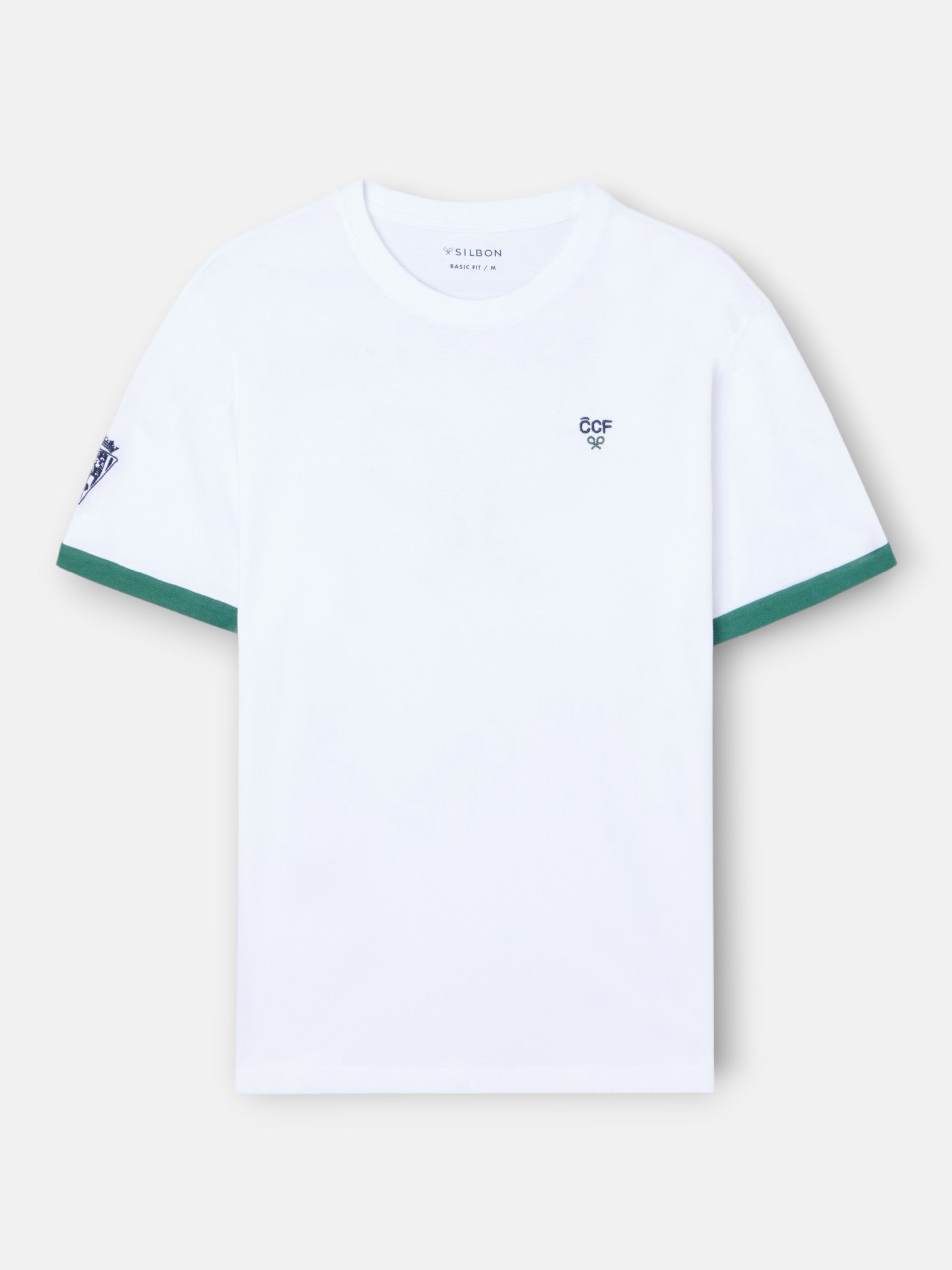 Camiseta silbon CCF blanca