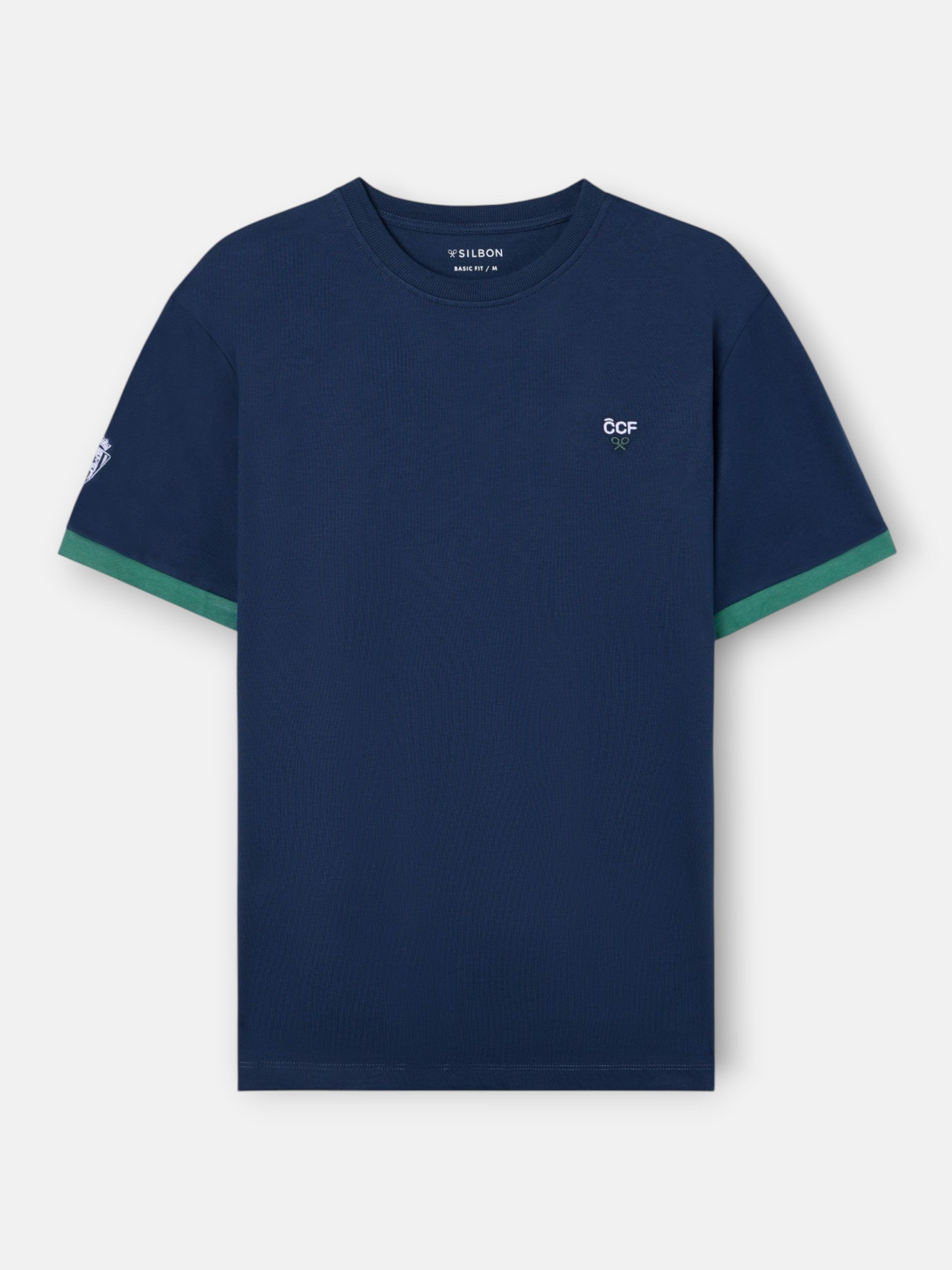 T-shirt Silbon CCF bleu marine
