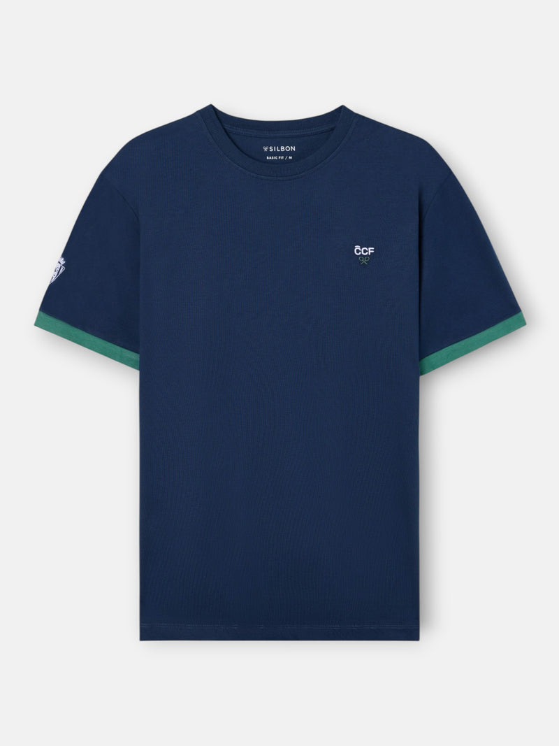 T-shirt Silbon CCF bleu marine