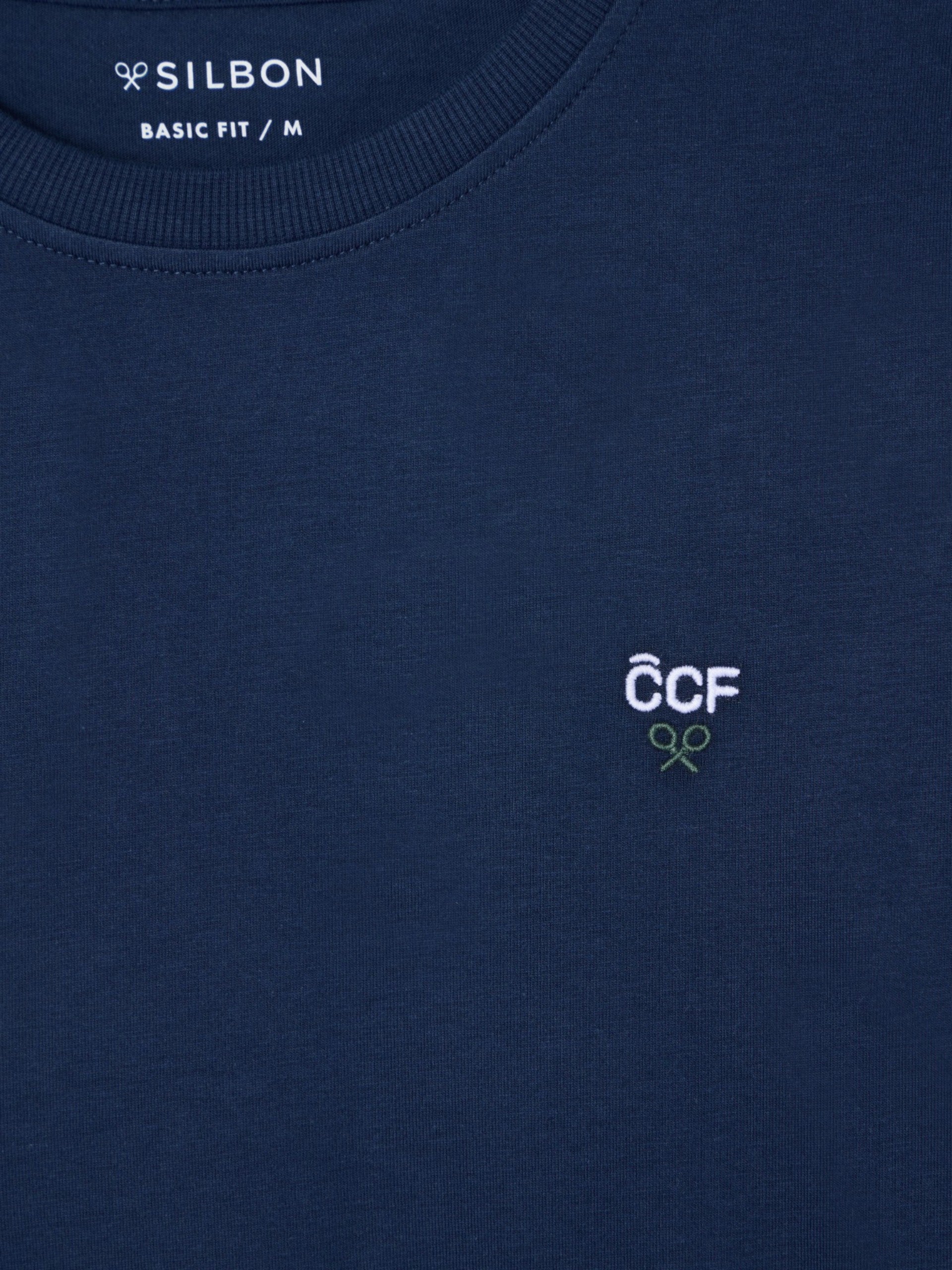 T-shirt Silbon CCF bleu marine