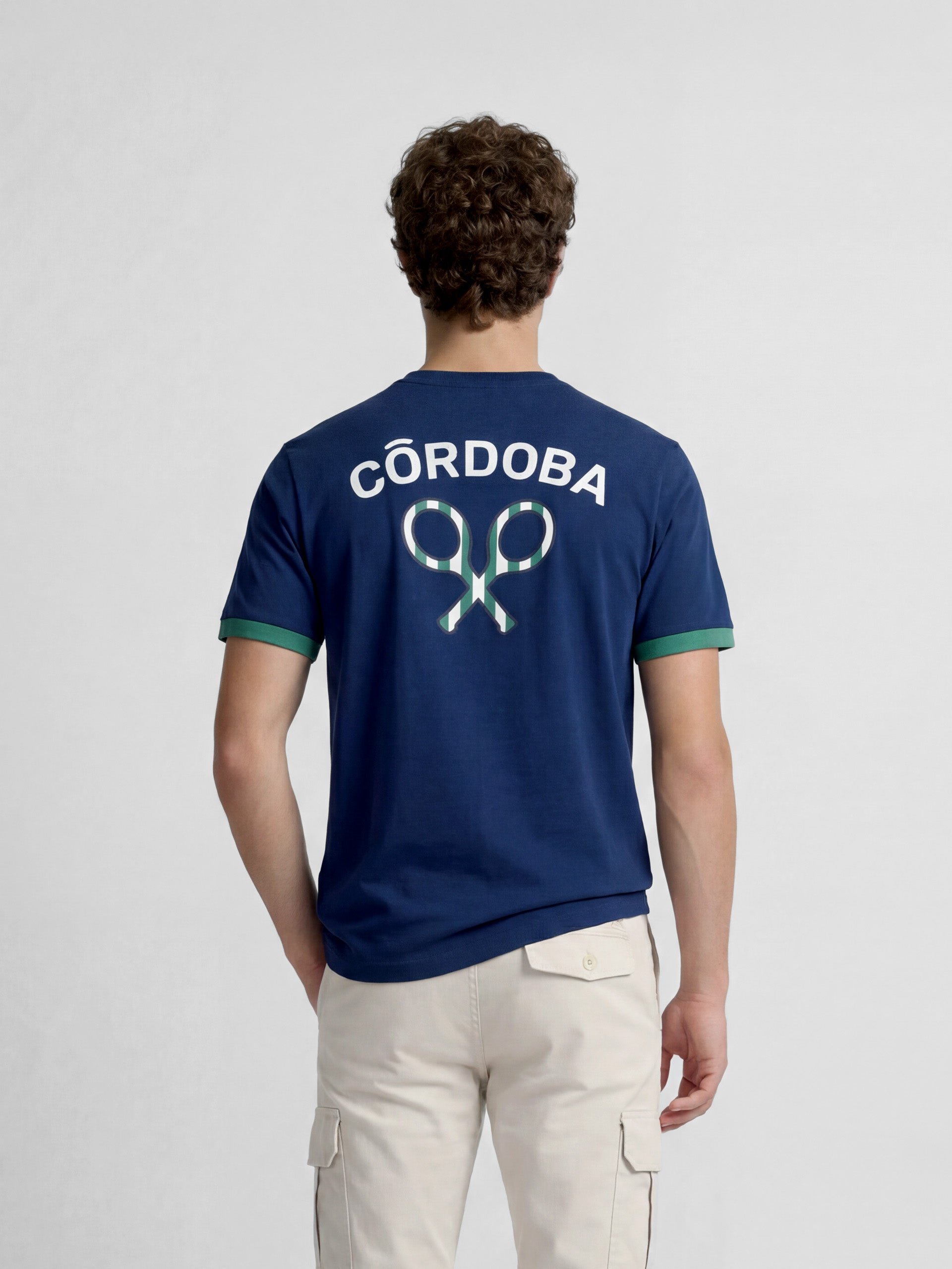 T-shirt Silbon CCF bleu marine