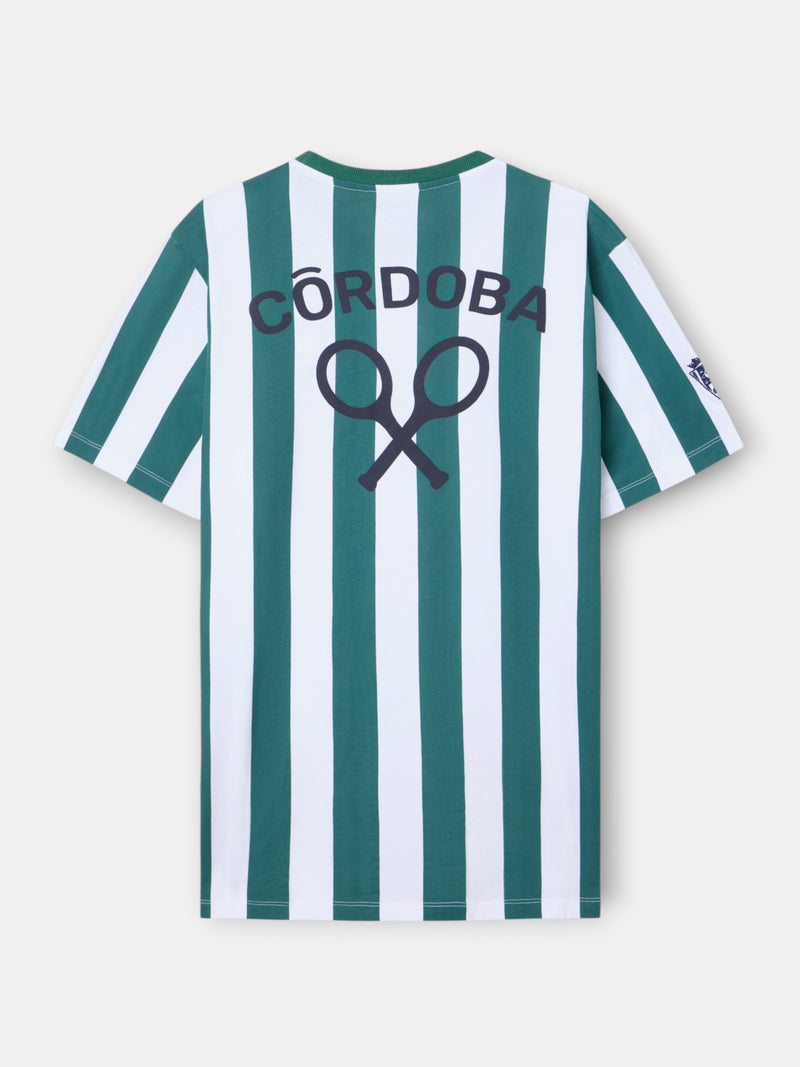 T-shirt Silbon CCF rayures
