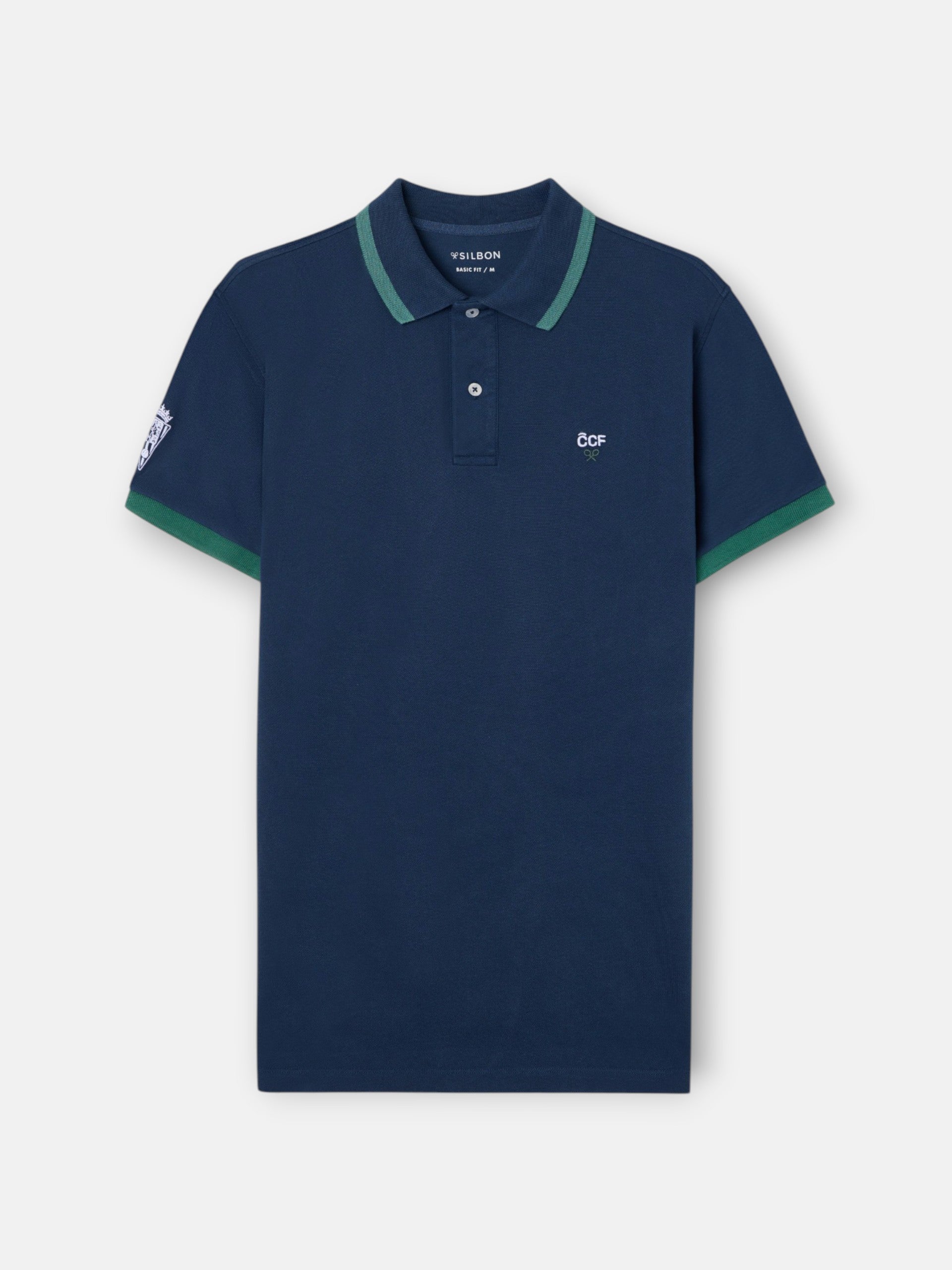 Polo silbon CCF azul marino