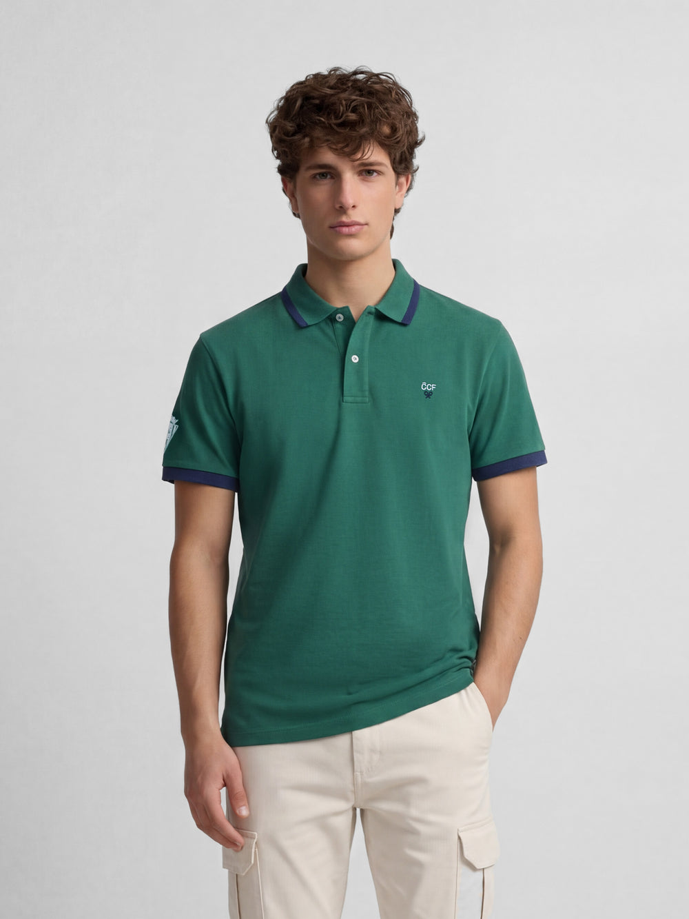 Polo silbon CCF verde