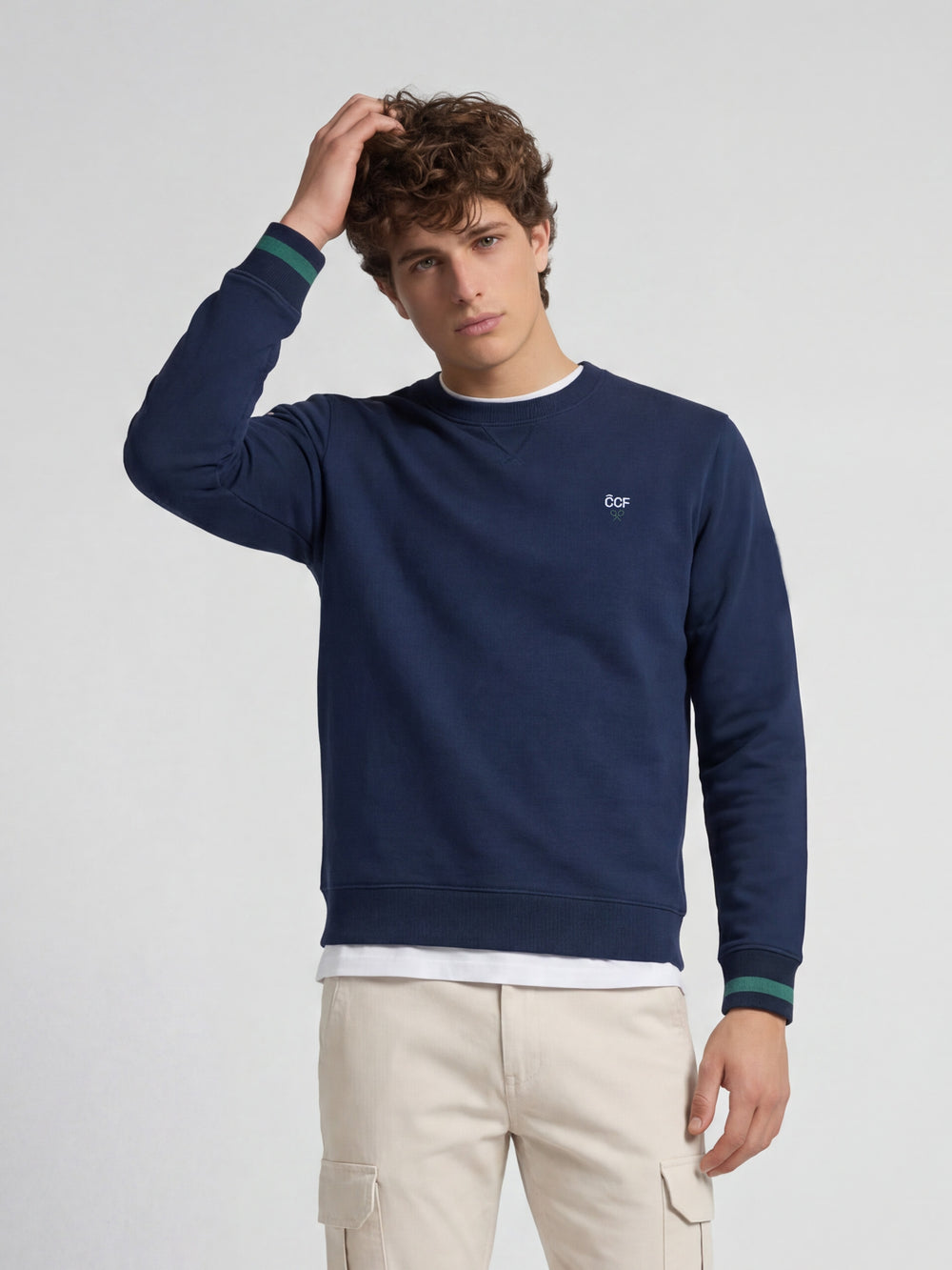 Sweatshirt Silbon CCF azul-marinho