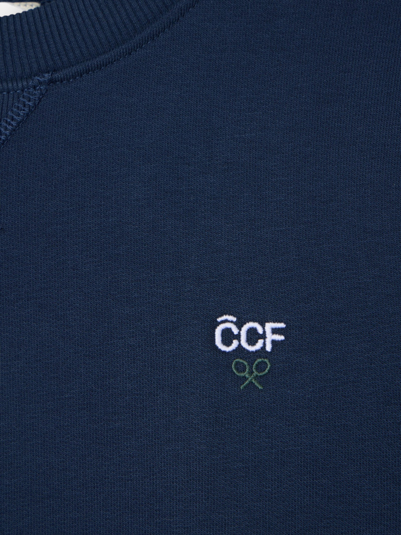 Sweat-shirt Silbon CCF bleu marine