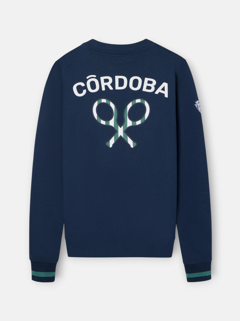 Sweat-shirt Silbon CCF bleu marine