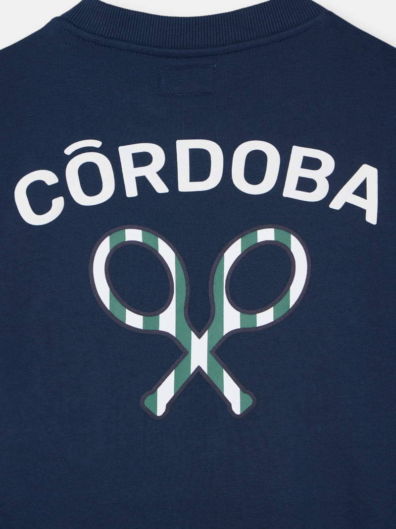 Sweat-shirt Silbon CCF bleu marine