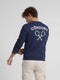 Sweat-shirt Silbon CCF bleu marine