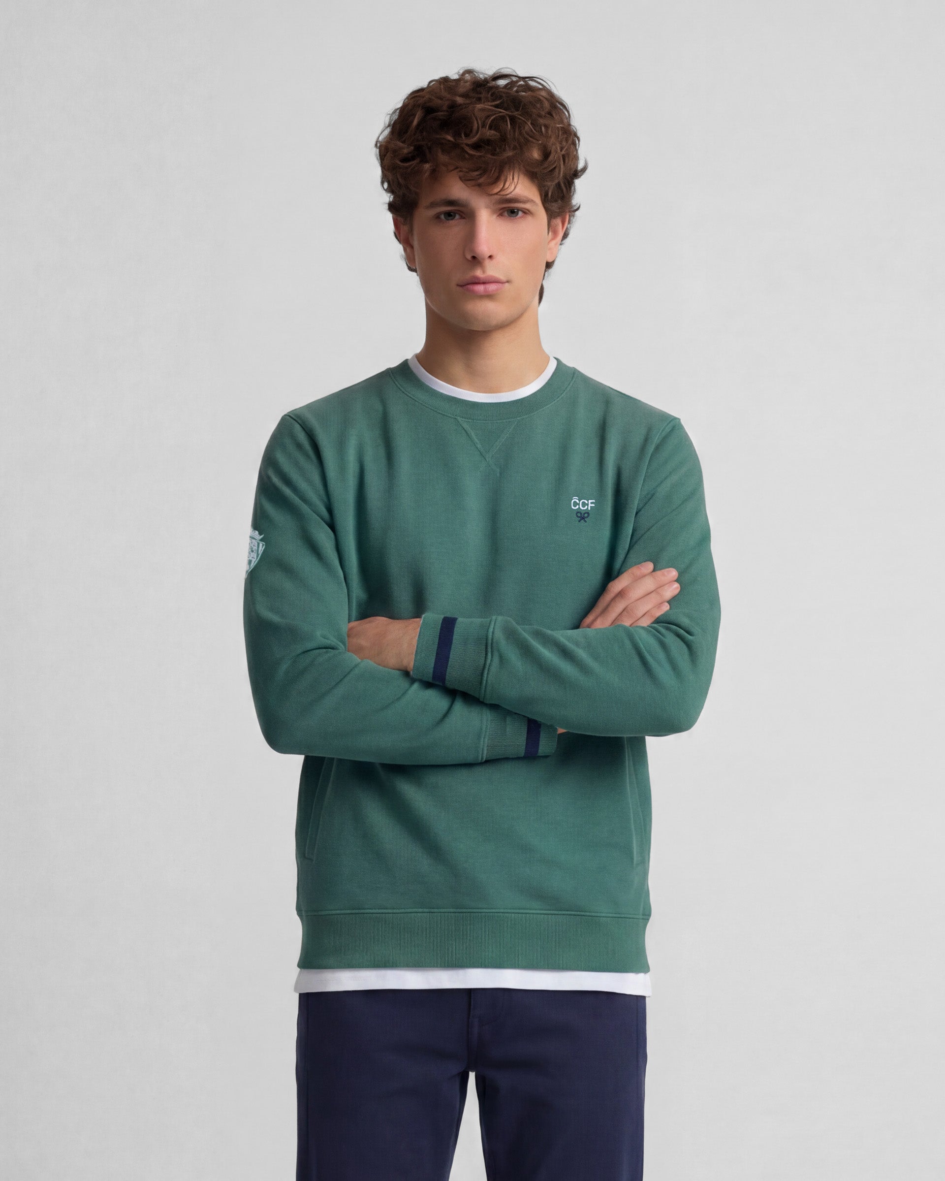 Sudadera silbon CCF verde
