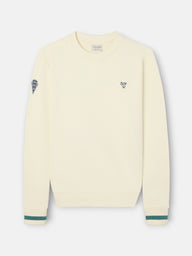 Sweat-shirt Silbon CCF crème